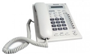维修松下KX-T7665数字电话机线路故障，灯不亮，无拨号音