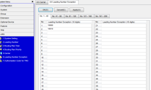 松下KX-TDA使用PT话机编程，经济路由例外码325